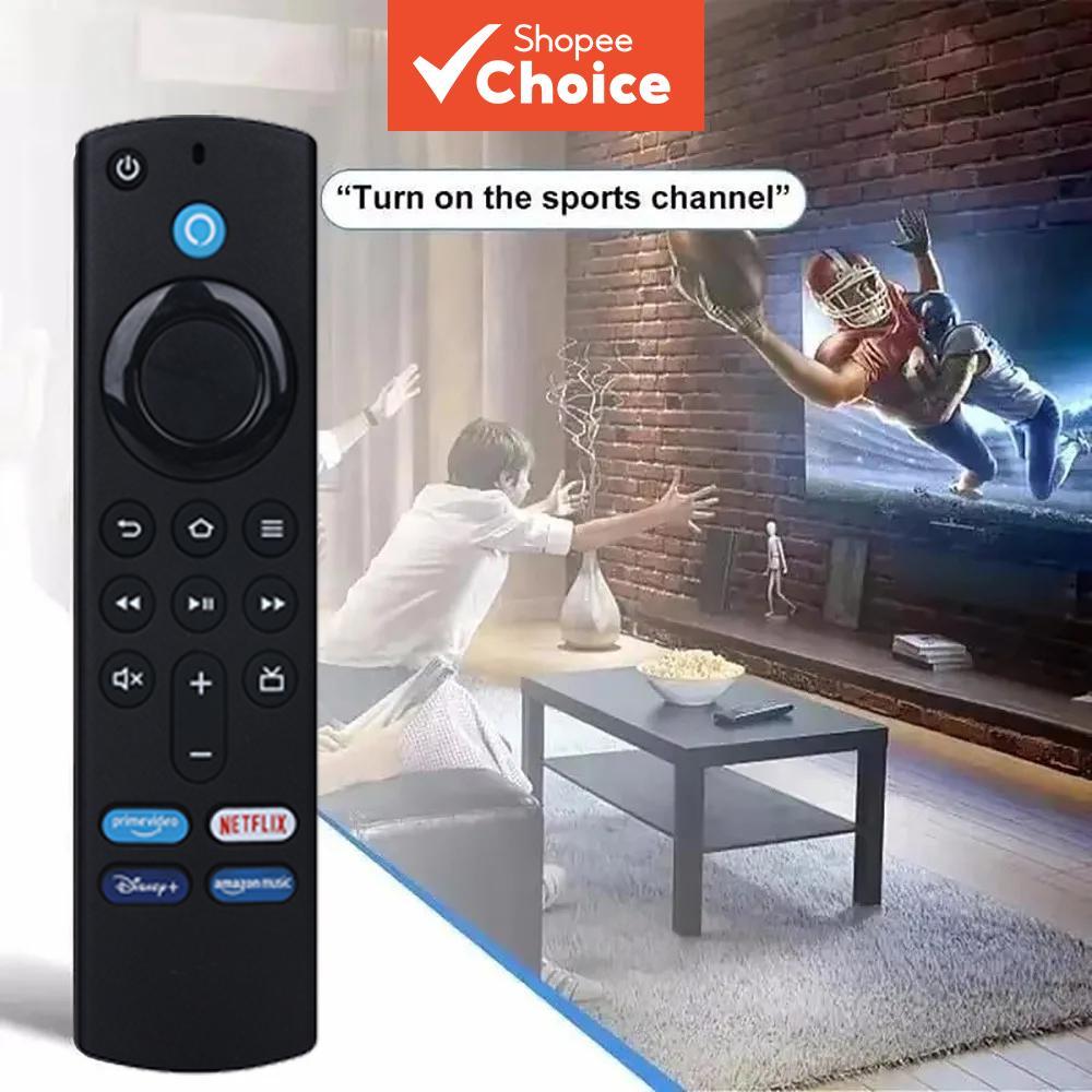 Controle Remoto Durável Para Amazon Voice Compatível Com TV 4K Fácil Configuração