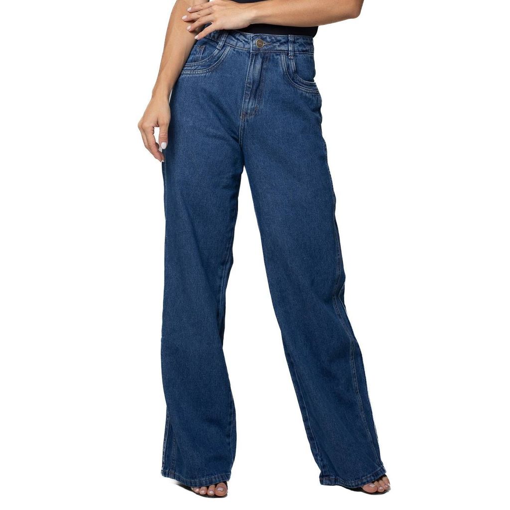Calça Jeans Sawary Wide Leg - 282426