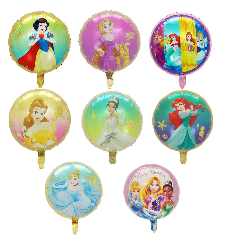 Kit festa Disney Princesas balão alumínio decoração aniversário infantil balões para festa tema princesa menina artigos