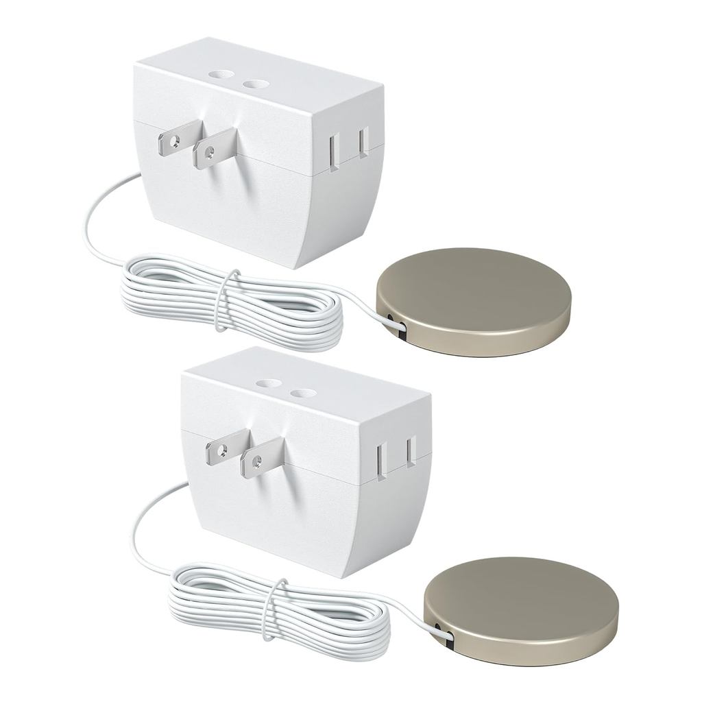 DEWENWILS Kit com 2 Interruptores de Toque com Dimmer, Painel de Controle de Toque para Lâmpadas Plug and Play, Interrup