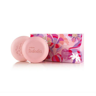 Sabonete em Barra Puro Vegetal Tododia Flor de Pêssego e Jasmim (2 sabonetes) 90g em Oferta na Shopee