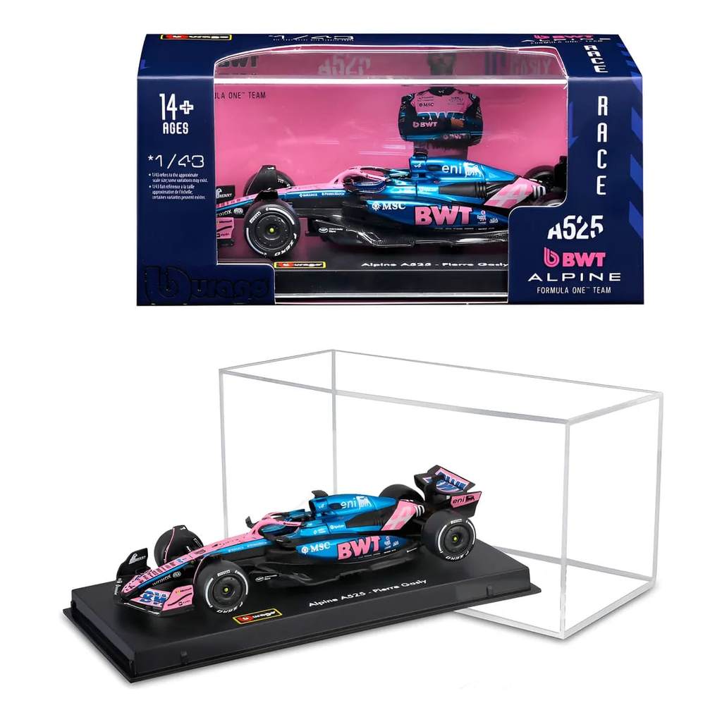 Carrinho F1 Alpine A525 N10 c/Gasly 1/43 - Burago BB