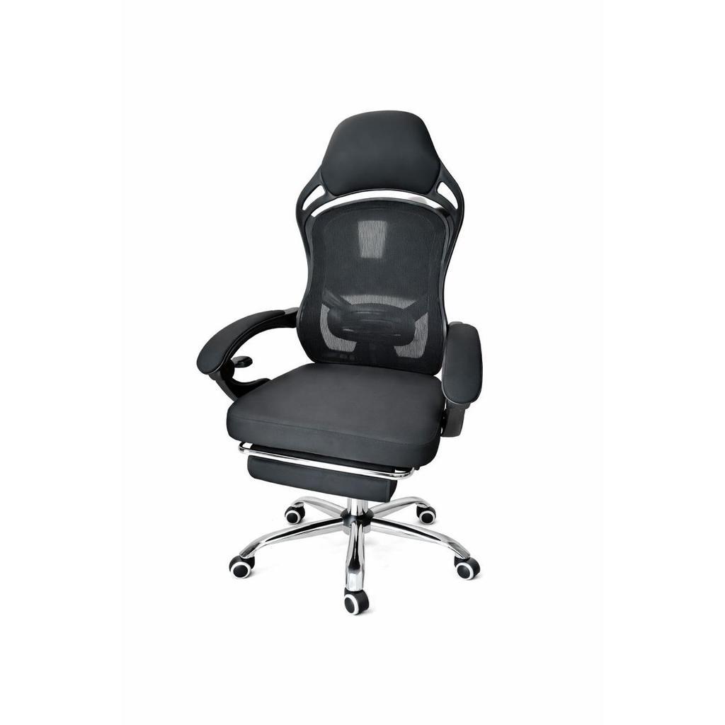 Cadeira Escritório Confortável Ergonômica Premium 360 Com Encosto Para As Pernas