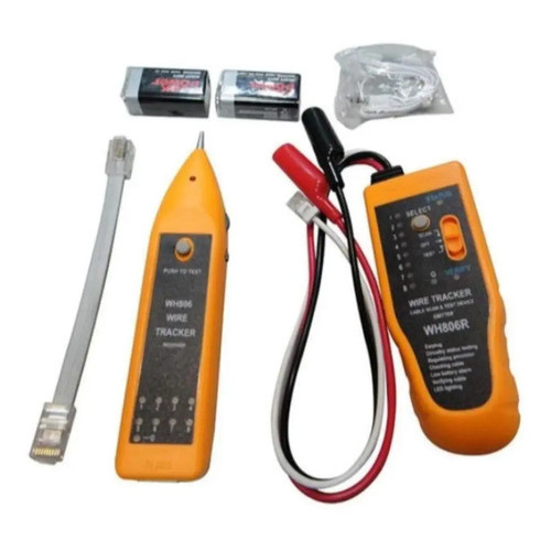 Kit Localizador De Cabos Zumbidor + Testador Rj45 Wh-806r