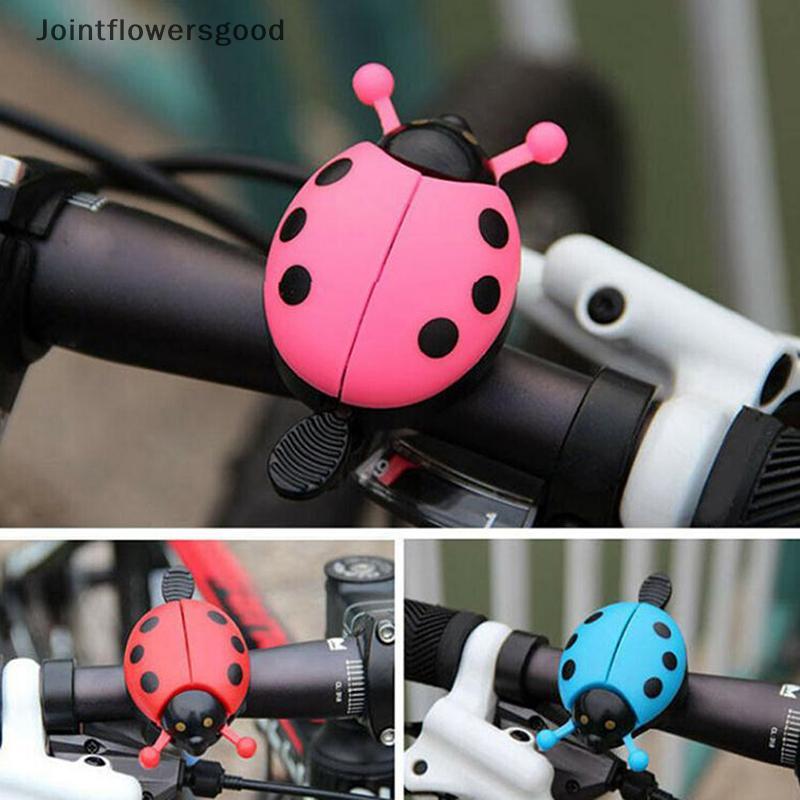 JTFG 1Pc Bicicleta Joaninha Sino Dos Desenhos Animados Ciclismo Adorável Crianças Passeio De Alarme Buzina GD