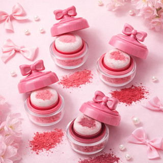 Blush em Pó com Esponja Acoplada 4 Cores – Efeito Natural, Fácil de Aplicar Alta Pigmentação em Oferta na Shopee