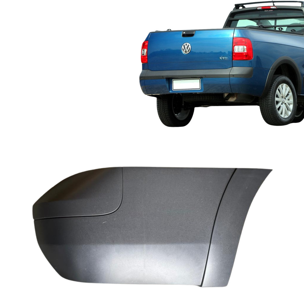 PARACH. PONTEIRA/POLAINA TR. SAVEIRO G5/G6 LD PRETO TEXTURIZADO C/ MOLDURA R2A DETALHE
