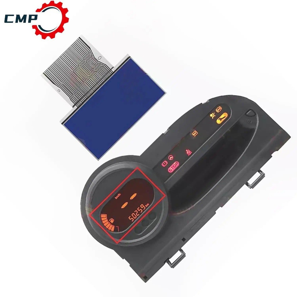 1Pcs Instrumento Velocímetro Cluster Tela LCD Para Renault Twingo II 2007-2012 | 8201178277 & 8201127953