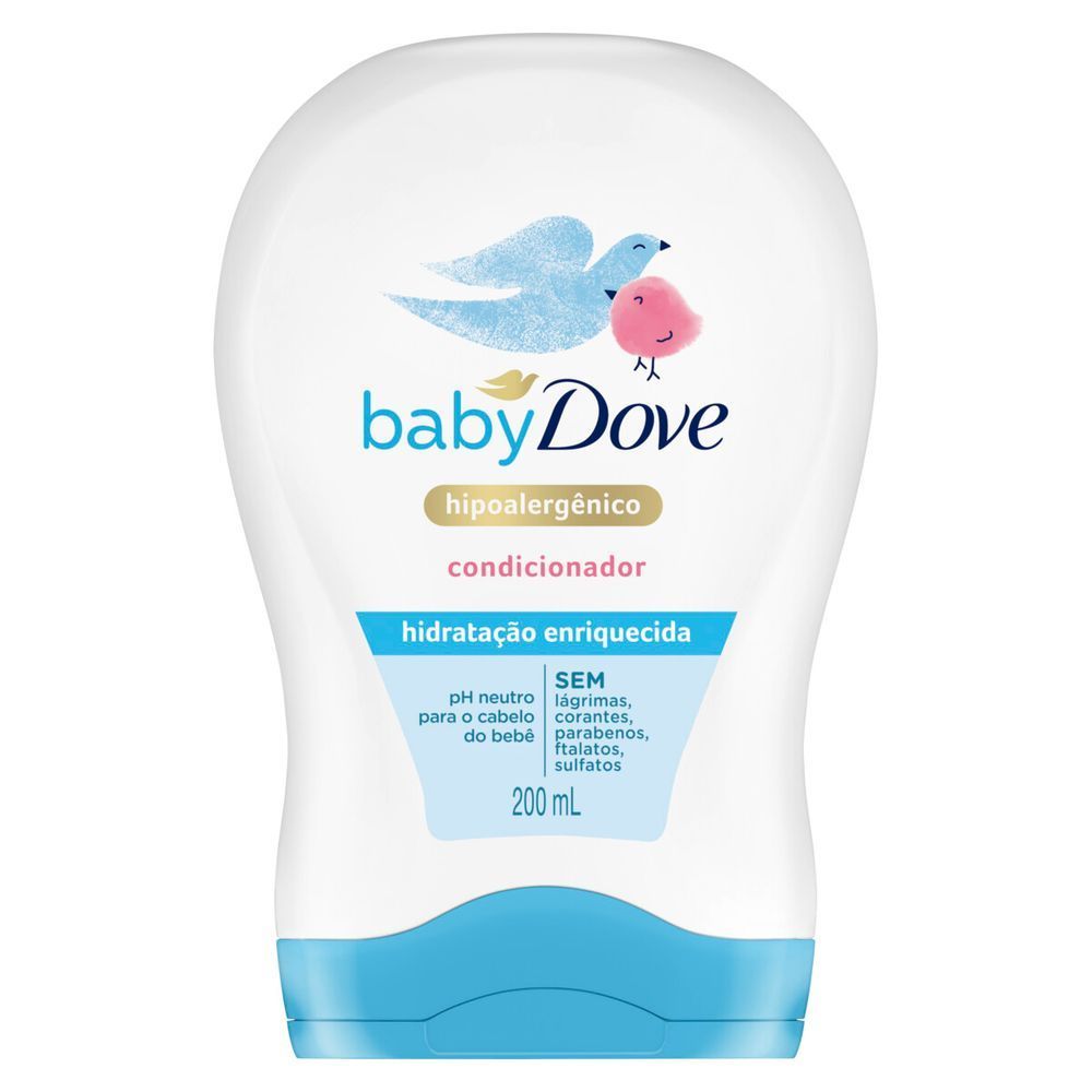 Condicionador Dove Baby Hidratação Enriquecida com 200ml em Oferta na Shopee