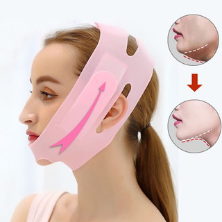 Cinto Fino De Silicone Para O Rosto V Linha De Levantamento Forma Face Lift UP Máscara De Emagrecimento Facial