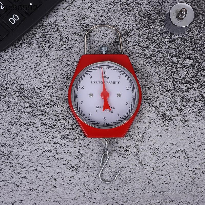 [ljc] Balança Mecânica Vintage Portátil De Alta Qualidade , 5/10kg , De Gancho Para Opção De Suspensão Bagagem De Bolso