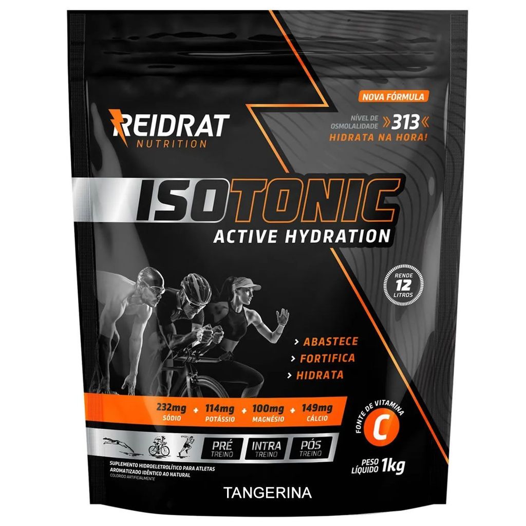 Isotonic Active Hydration - 1000g Refil Tangerina - Reidrat em Oferta na Shopee
