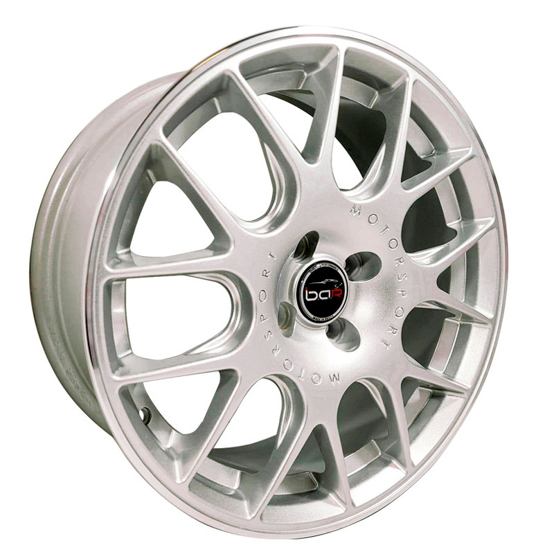 Kit 4 Rodas Aro 15x6 BBS Morgan Ford 4x108 Prata
