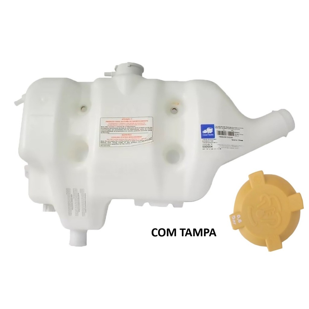 KIT Reservatório Água Radiador Volare A5 A6 A8 W8 2000 A 2004 + TAMPA Reserplastic KIT-RS000004 / 6013.101.180.00.5