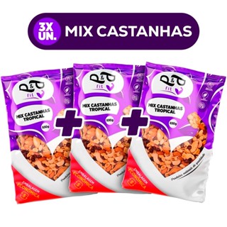 Mix Tropical Nuts Dieta Saudável 3un - Castanha de Caju Nozes Amendoa Castanha do Pará Amendoim Uva Passa em Oferta na Shopee