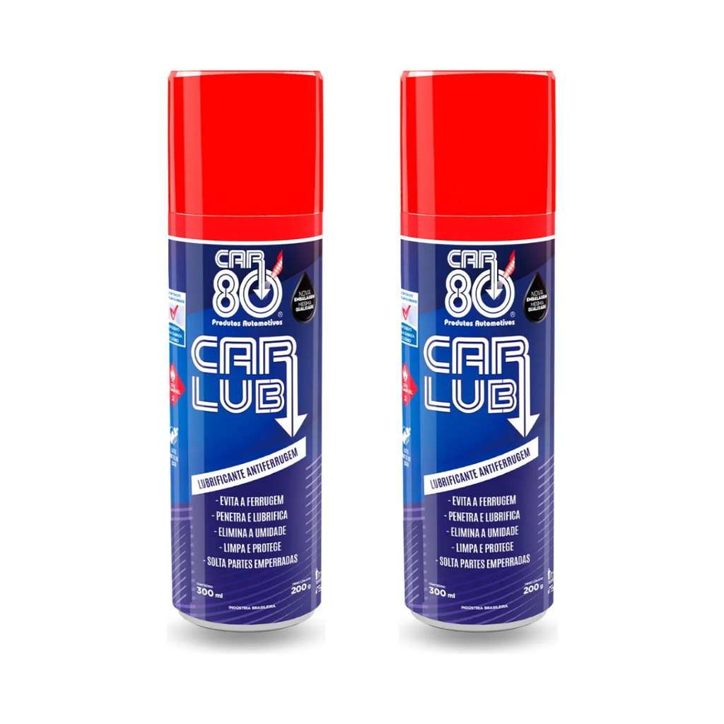 KIT 2 DESCARBONIZANTE CAR 80 SPRAY 300ML em Oferta na Shopee