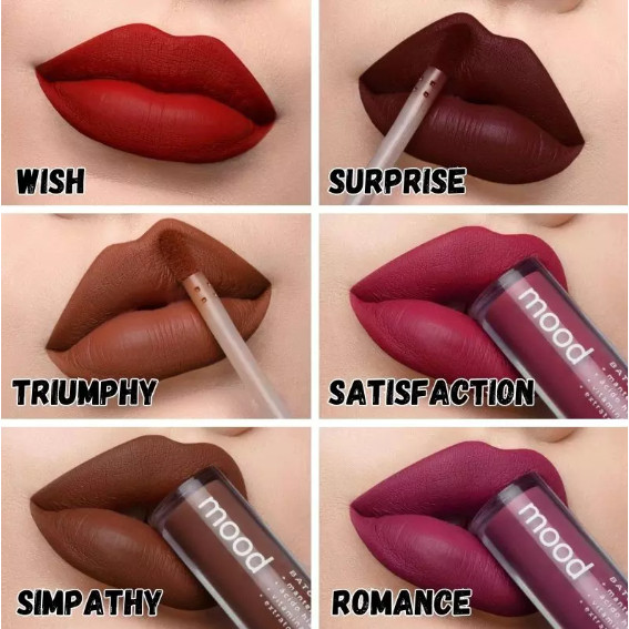 Batom Mood Líquido 22cores (Validade 03/2028) - Ruby Rose em Oferta na Shopee