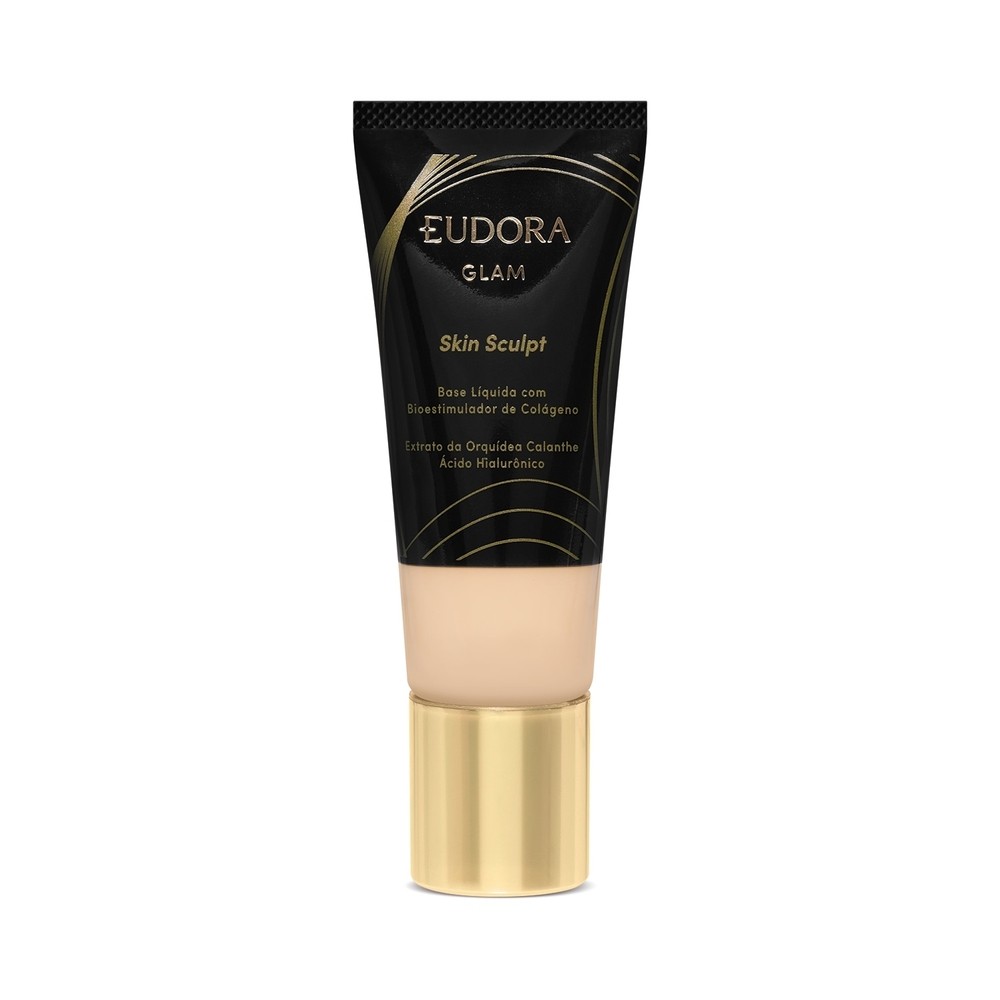 Eudora Glam Skin Sculpt Base Líquida Semi Matte Cor 15 30ml