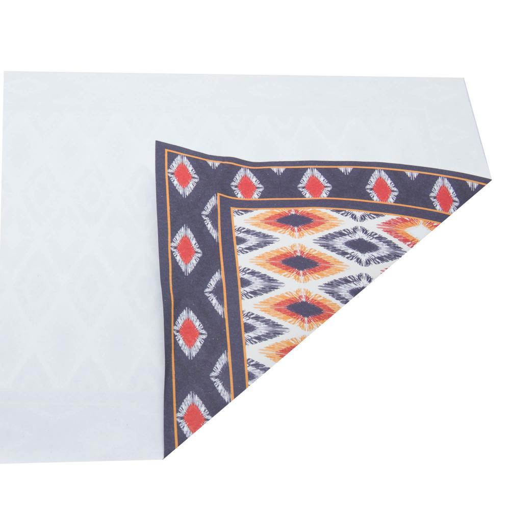 24 Lugares Americanos Lyor Ikat de Papel 40cm x 30cm