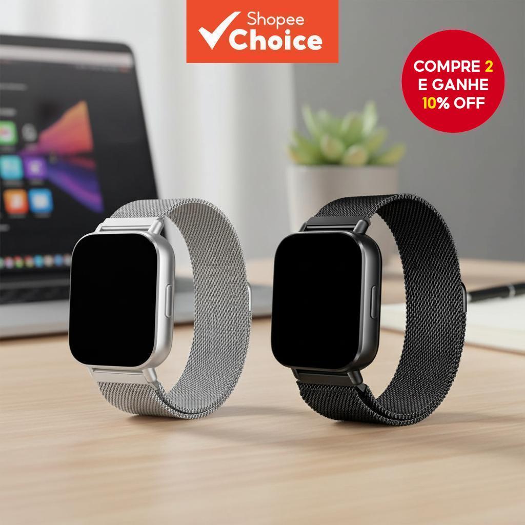 Pulseira de relógio de aço inoxidável milanesa de 22mm para Xiaomi Redmi Watch 5 Active/5 Lite