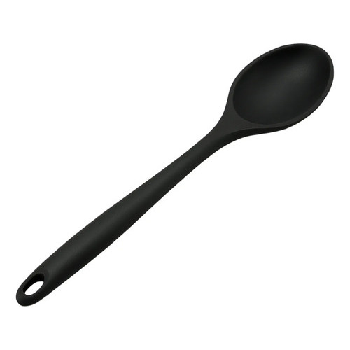 Colher De Silicone 27cm Resistente Jjb Utilidades Preto