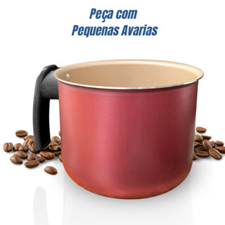 Fervedor Canecão Leiteira Antiaderente Teflon Cores Sortidas e Com Pequenas Avarias em Oferta na Shopee