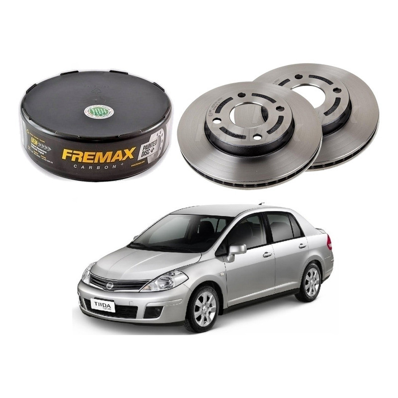 Disco Freio Dianteiro Tiida Sedan 1.8 2008 A 2013