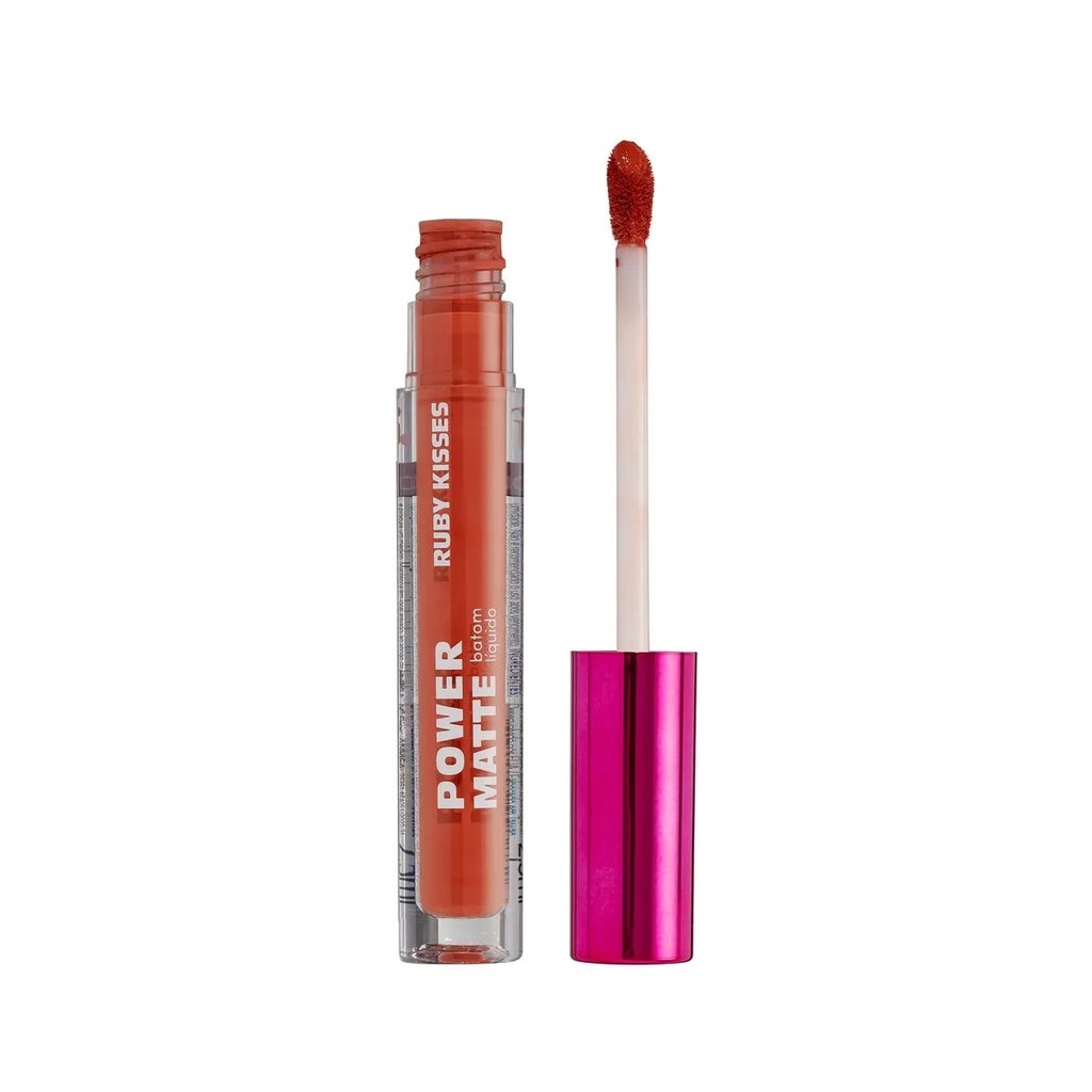 Batom Líquido Power Matte Coral Love Ruby Kisses