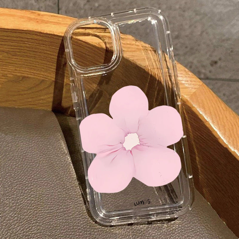 Capinha Capa Material transparente TPU Padrão de flor de kapok Redmi A2 A3 10C 12C 13C Poco X5 X6 X3 Note 8 9 10 11 12