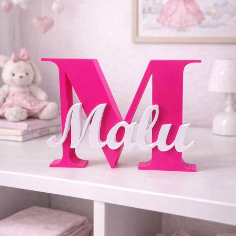 Nome Personalizado Com LETRA Para Quarto Infantil e Bebê  Decoração Infantil em Oferta na Shopee
