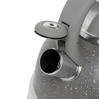 Chaleira de Indução com Apito Granito Chef 3L Taupe Aço Inox em Oferta na Shopee