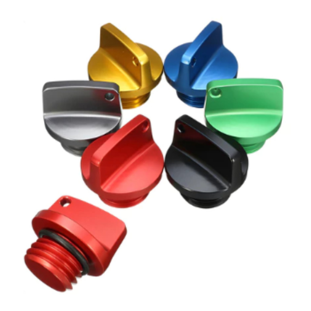 Tampa de Óleo Moto Esportivo Alumínio CNC Resistente Universal Honda Yamaha 150 160 Colorida