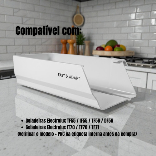 Prateleira Fast Adapt Externo Refrigerador ACA A04580402RM