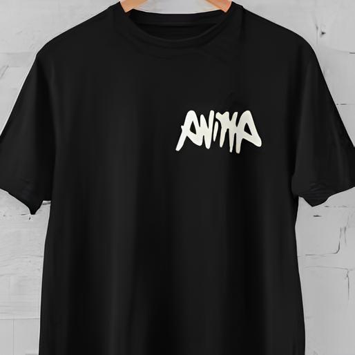 Camiseta Masculina Anitta Camisa Algodão Unissex Música Pop Funk Cantora Show Turnê Rainha Fã Dançarina Tumblr Casual