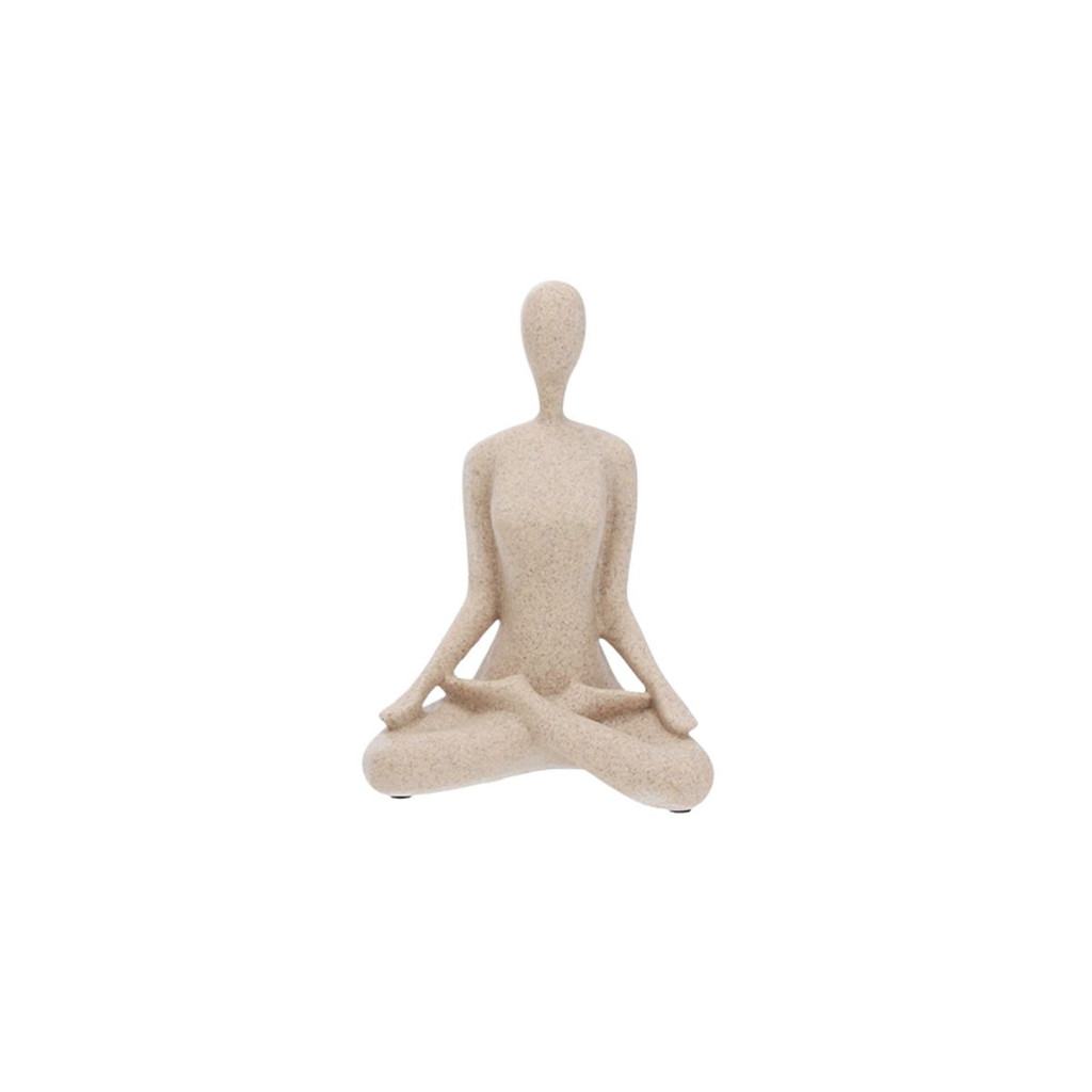 Imagem Escultura Yoga Poliresina Modelo B | Estátua Decorativa Zen