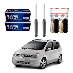 Kit Amortecedor Traseiro Livina 1.6 1.8 2009 A 2014