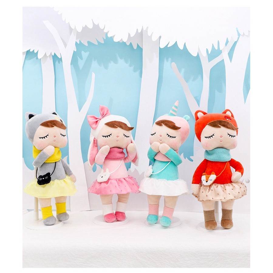 MeToo Angela Theme Plush Doll 33cm Tall Children's Baby Angel Doll Birthday Holiday Gift