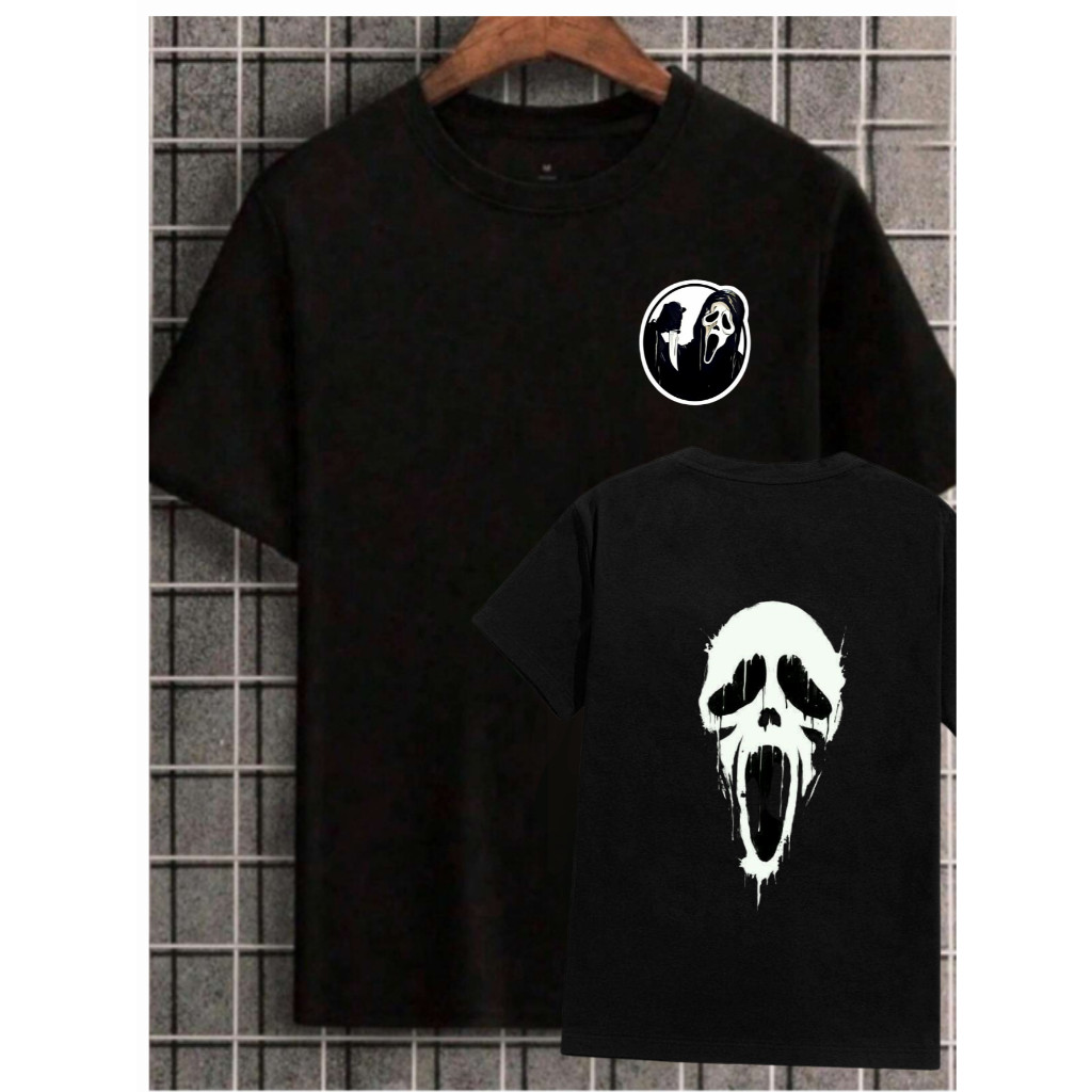 Camisetas Pretas Halloween Day Assassin Famous Freddy Krueger T-shirt Michael Myers Blusa Manga Curta Jason Sexta-feira