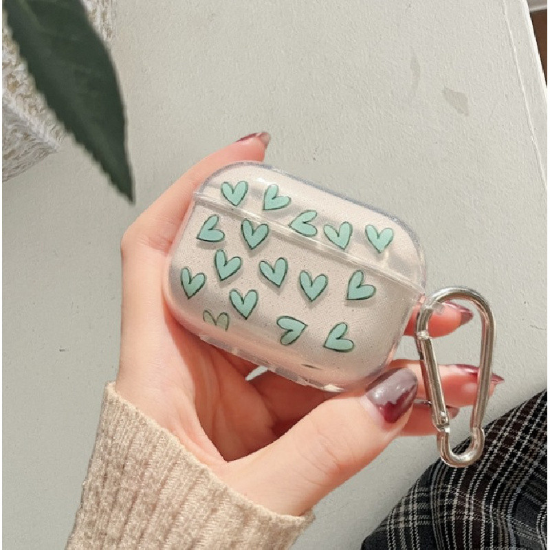 Adequado para AirPods 4 fone de ouvido caso protetor Pro2/3 geração Glitter carta rosa amor Bluetooth fone de ouvido cas