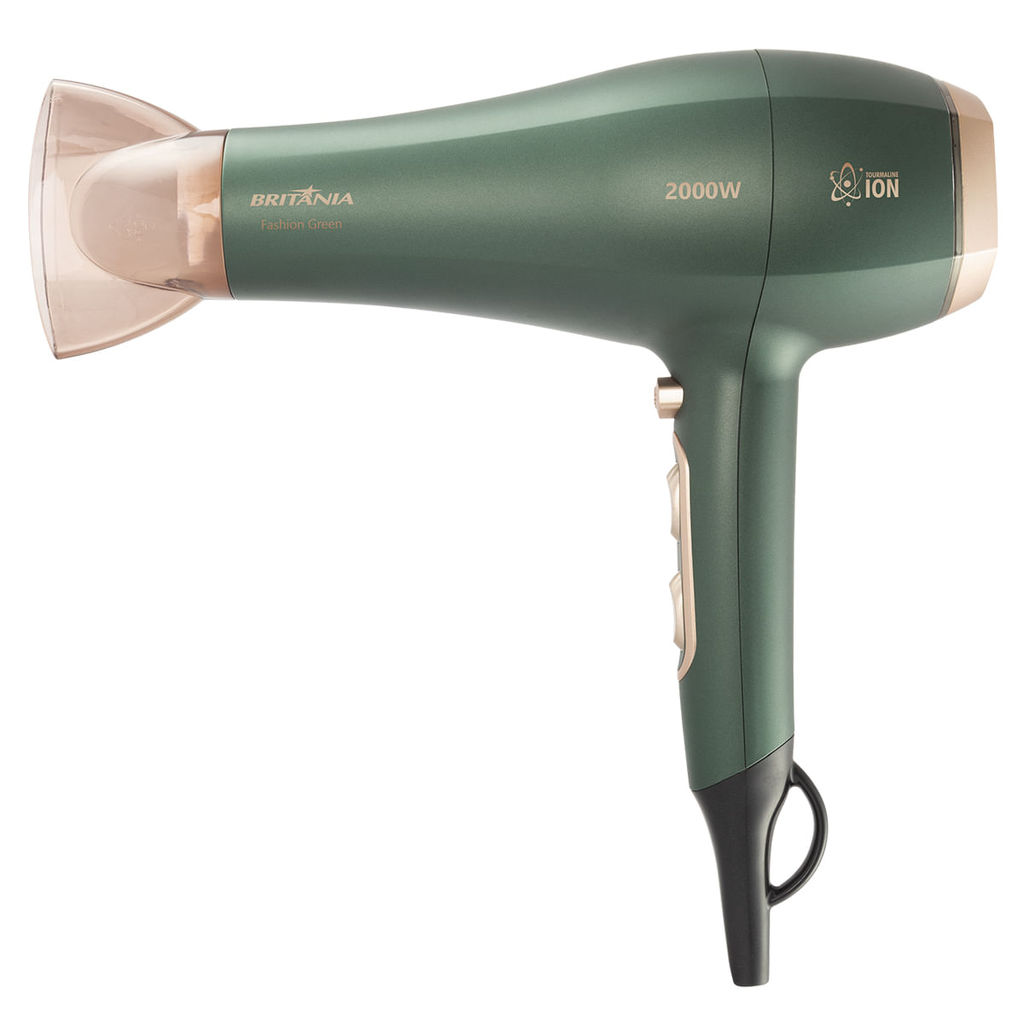 Secador de Cabelos Britânia BSC4150 Fashion Green 2000W em Oferta na Shopee