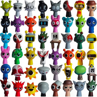 V27U 24/48 peças V8BN Sprunki Conjunto de bonecos de ação Incredibox brinquedo decoração enfeites bonecas