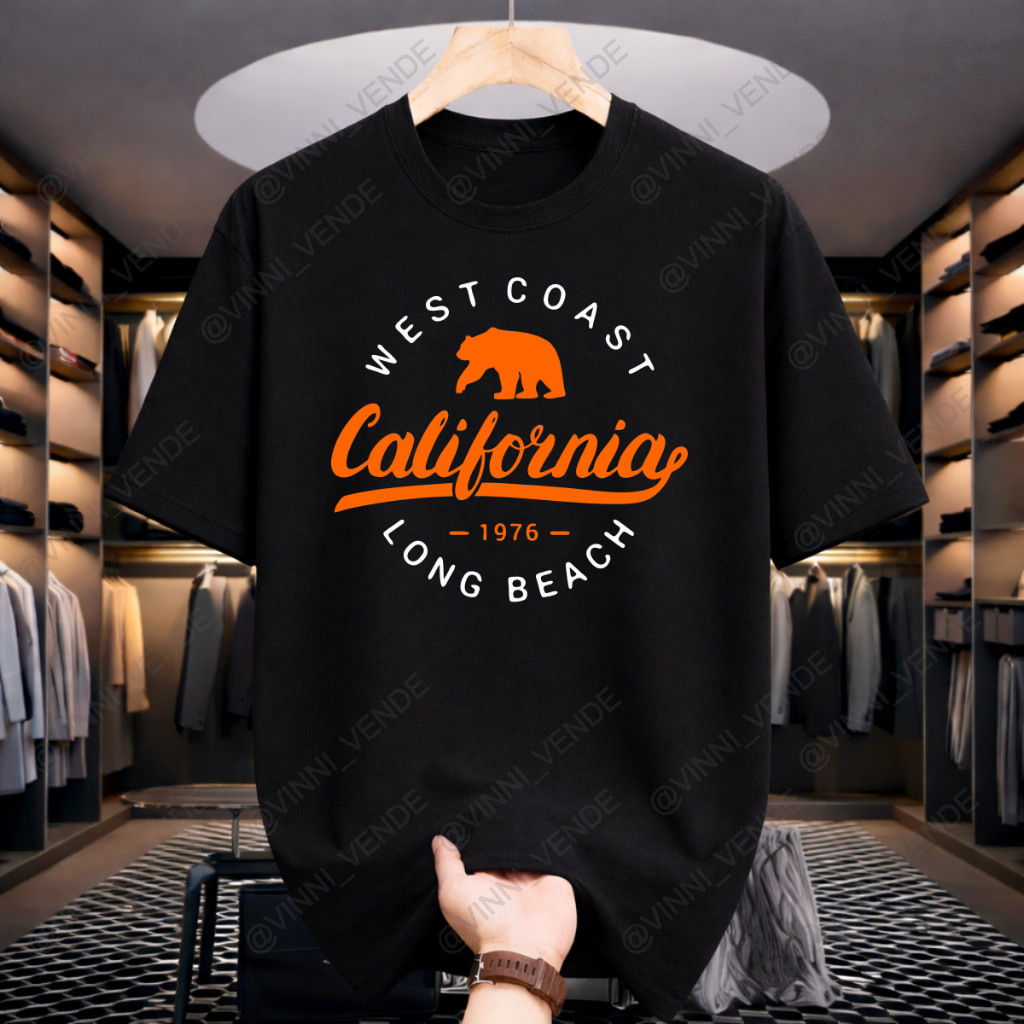 Camiseta West Coasty California Estampada Algodão Premium Moda Masculina Feminina
