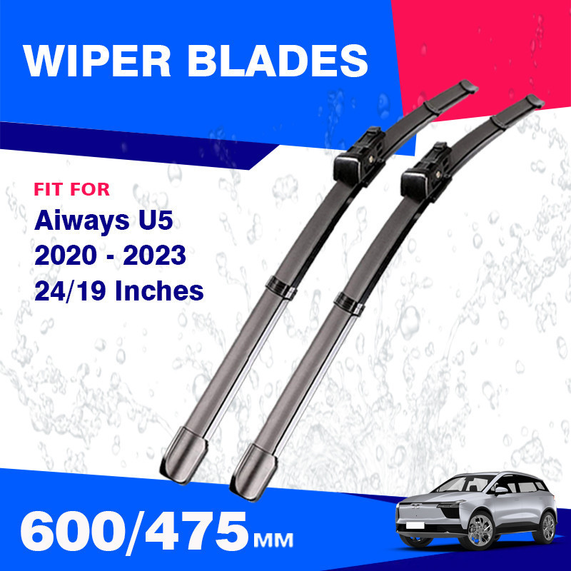 Para Aiways U5 2020 2021 2022 2023 Lâminas De Limpador Dianteiro Escovas Acessórios Do Carro Pára-Brisas Janela Limpador