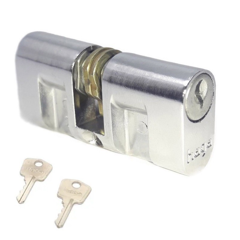 Cilindro Miolo Fechadura Haga Monobloco 52mm em Oferta na Shopee