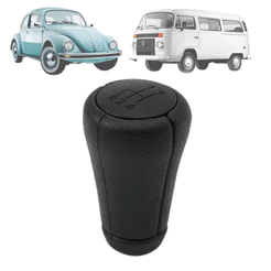 Manopla Bola de Câmbio Kombi 1996 A 2014 Fusca 1993 A 1996 4M Preto