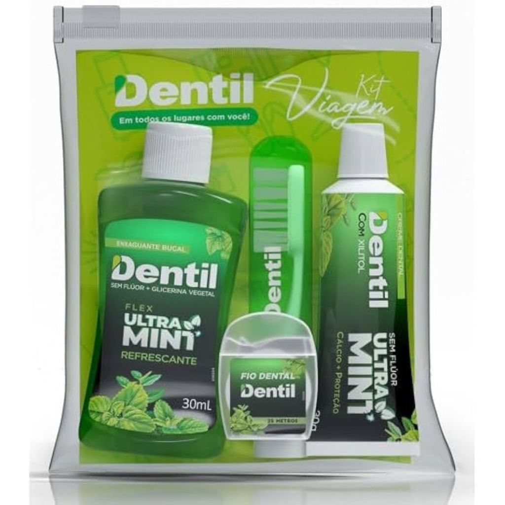 Kit Dentil Viagem Ultra Mint Verde - (4 Itens)