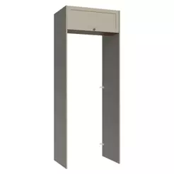 Porta-Geladeira 83 cm 1 Porta Basculante Crema/Rustic/Crema Vik Madesa