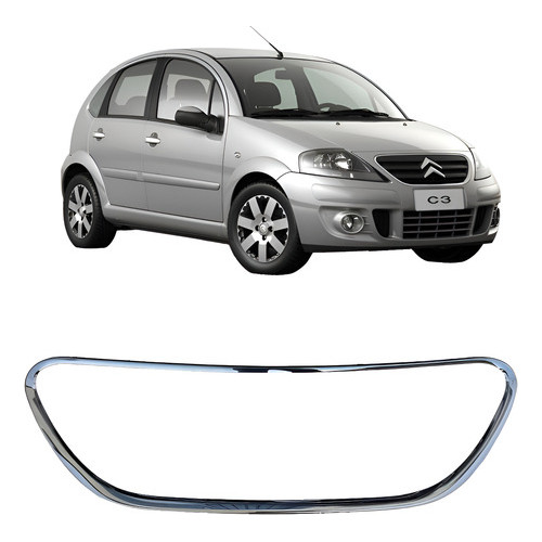 Friso Moldura Cromada Citroen C3 2008 2009 2010 2011 2012