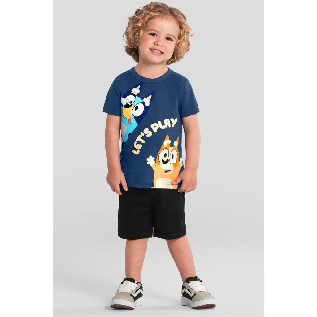 Camiseta infantil menino da Bluey Brandili em Oferta na Shopee