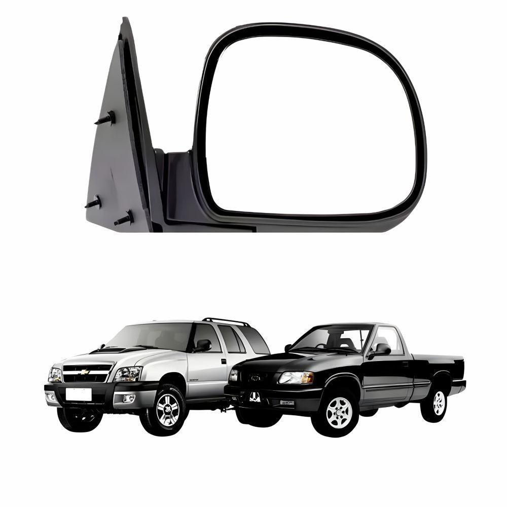 Retrovisor Gm S-10 Chevrolet Blazer 1995 Até 2011 Sem Controle LD